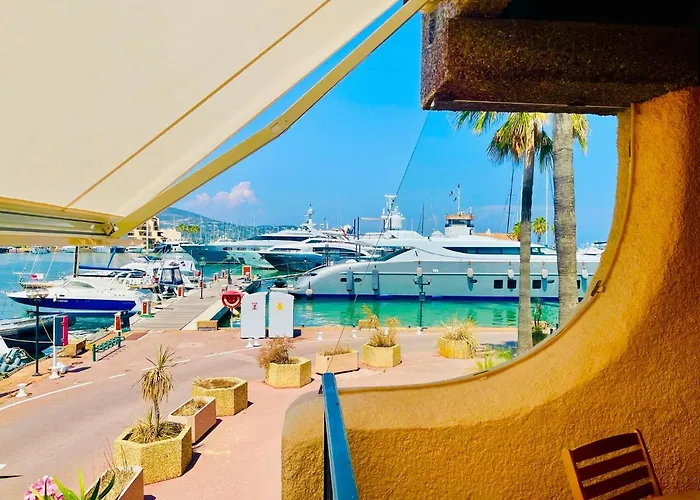 Marinesappartement-Yachts View, 100M Beach, Fiber Wifi High Speed